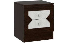Комод Николь Тумба прикроватная, Венге/Лиственница светлая