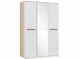 Ким Шкаф для одежды 3-дверный (Венге / Белый глянец) от производителя