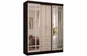 Шкаф-купе Маэстро (Венге / дуб беленый)