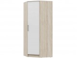 С/Г Мартина Шкаф угловой для одежды (Дуб Сонома / белый) недорого