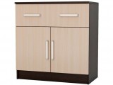 Бася Комод 1 ящик 2 двери (Белый) распродажа