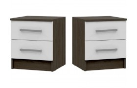 Тумба под телевизор Мартина прикроватные (Венге / Белый глянец)