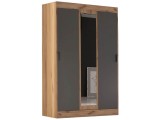 Басямиф Шкаф-купе (Дуб крафт/ Графит) недорого
