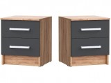 Мартина Тумбы прикроватные (Крафт / Графит) недорого