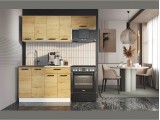 Кухня ЛДСП Хозяюшка 1200 +ГАЗ600 (Вотан / Белый глянец, Белый) купить