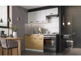 Кухня ЛДСП Хозяюшка 1100 +ГАЗ600 (Вотан, Белый) купить