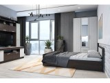Кровать 90х200 с проложками ДСП Фиеста LIGHT, венге / лоредо распродажа