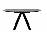 Стол DikLine SKC110 d1100 Керамика Серый мрамор/подстолье черное от производителя