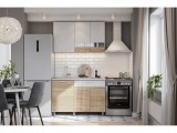 Готовая кухня КГ 4 (1.2 м), Белый, Дуб сонома от производителя