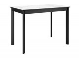 Стол DikLine LK90 Керамика Белый мрамор/подстолье черное/опоры ч недорого