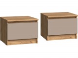 Челси Color Тумбы прикроватные (Глиняный серый/Дуб крафт) недорого