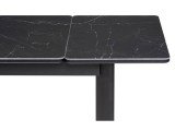 Кина 90(130)х65х76 shakespeare black / черный Керамический стол фото