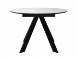 Стол DikLine SKC90 d900 Керамика Белый мрамор/подстолье черное/о купить