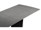 Готланд 160(220)х90х79 ink gray / черный Керамический стол распродажа