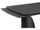 Готланд 180(240)х90х79 ink gray / черный Керамический стол купить