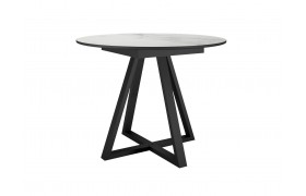 Обеденный стол DikLine SKZ100 d1000 Керамика Belgium Grey Polished/подстол