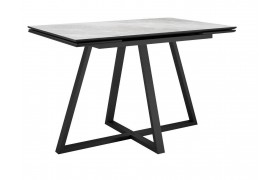 Стол на кухню DikLine SKF120 Керамика Belgium Grey Polished/подстолье чер
