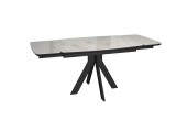 Стол DikLine DKU120 Керамика Italian Grey (глянец серый)/подстол распродажа