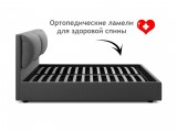 Мягкая кровать Vita 1600 изумруд с подъемным механизмом распродажа