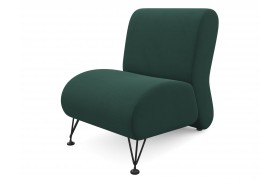 Кресло Мягкое дизайнерское Pati изумруд