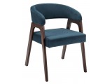 Кресло Baxter Blue/Темный орех недорого