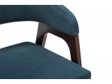 Кресло Baxter Blue/Темный орех распродажа