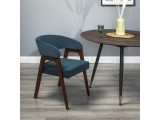 Кресло Baxter Blue/Темный орех недорого