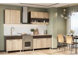 Готовая кухня Босфор 2.0 м, Дуб венге, Дуб сонома недорого