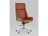 Кресло руководителя STOOL GROUP TopChairs Crown SN коричневый недорого