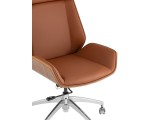Кресло руководителя TopChairs Crown SN коричневый недорого