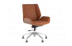 Кресло офисное TopChairs Crown SN, коричневый