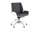 Кресло офисное TopChairs Crown SN, серо-голубой, белый недорого