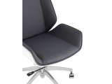 Кресло офисное TopChairs Crown SN, серо-голубой, белый купить