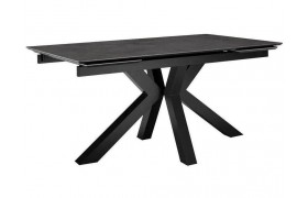 Стол на кухню DikLine SFE160 Керамика мрамор Бронза/подстолье черное/опор