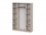 Шкаф распашной (9 полок + штанга) ШК 5 (1600), Меланж распродажа
