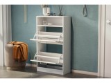 Обувница ОБ 1 (Серия 3), Белый текстурный фото