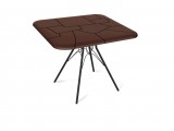 Стол SHT-TU34-P/TT30 83/83 черный муар/коричневый недорого