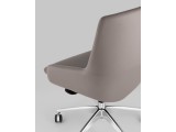 Кресло офисное TopChairs Bow серый распродажа