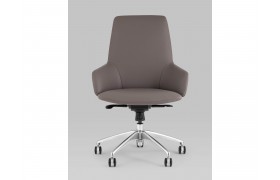 Кресло офисное TopChairs Bow серый