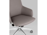 Кресло офисное TopChairs Bow серый купить