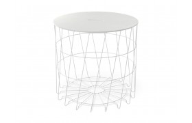 Журнальный столик Sheffilton SHT-CT41 мисандея/белый муар