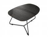 Столик журнальный Sheffilton SHT-CT52-2 сонора/черный муар недорого