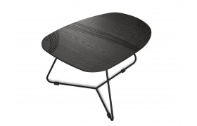 Журнальный столик Sheffilton SHT-CT52-2 сонора/черный муар