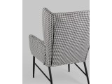 Кресло STOOL GROUP Мэйден гусиная лапка черно-белый от производителя