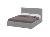 Кровать с основанием двойная №4, Серый купить
