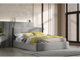 Кровать с основанием двойная №4, Серый распродажа