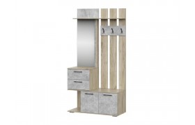 Прихожая Вальс ВШ-1 дуб крафт серый / бетонный камень