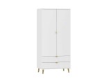 НМ 040.25 Шкаф Дакота, Меренга/Белый недорого