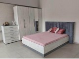 Бастион Кровать с п/м 1600 Дуб Крафт белый / Серый шифер распродажа