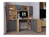 Стол письменный 1200 Квартет-13, дуб крафт/графит распродажа